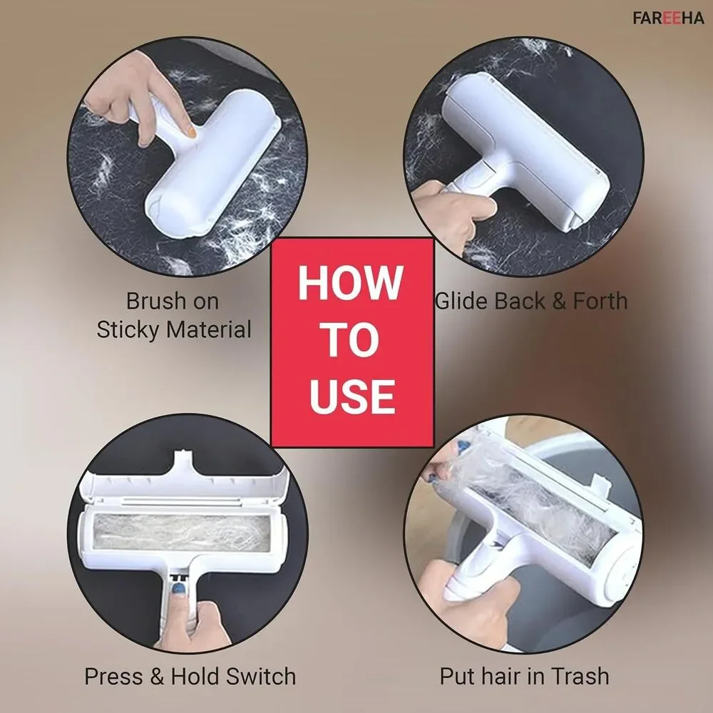 Pet Hair Remover, Reusable Lint Rollers for Pet Hair | Cat & Dog Hair Remover